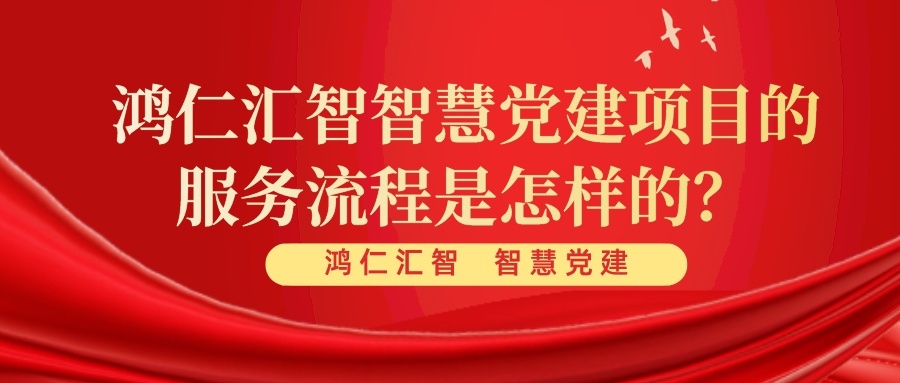 鴻仁匯智智慧黨建項目的服務流程是怎樣的？